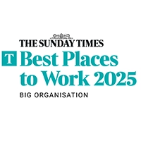 The Sunday Times Best Places to Work 2025 award winner