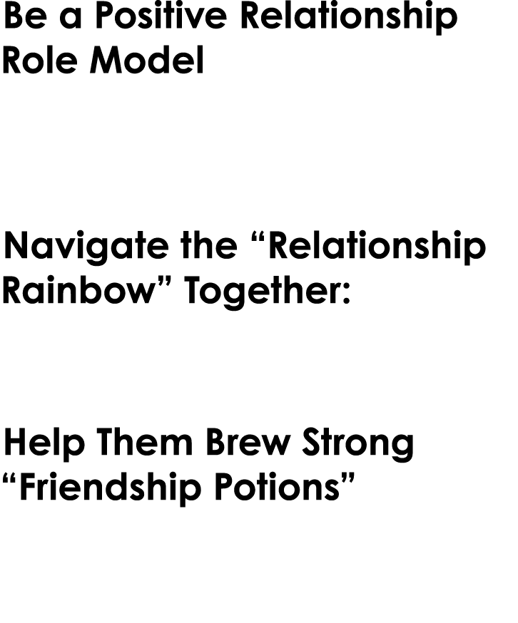 Be a Positive Relationship Role Model Show your young person healthy ways to communicate, show respect in your own re...